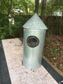 Homemade bird silo house