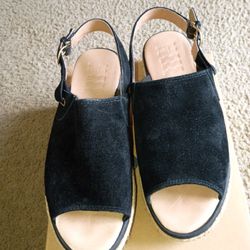 Women's Size 9.5 Delmare Plush Platform Sandals Pick Up In Florence KY 