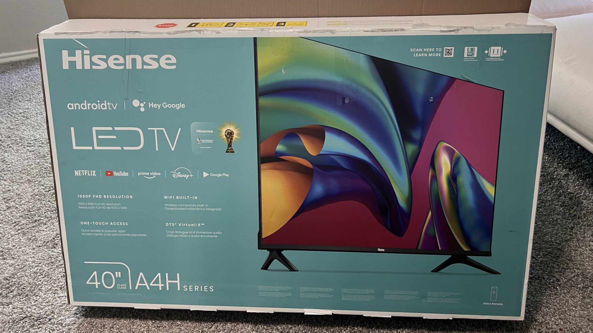 Hisense 40-Inch Smart Android TV