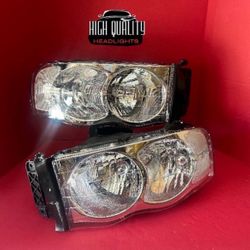 Dodge Ram 2002. 2005 Headlights.