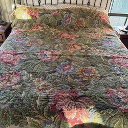 ANICHINI Luxe Italian Tapestry QUEEN Bedcover