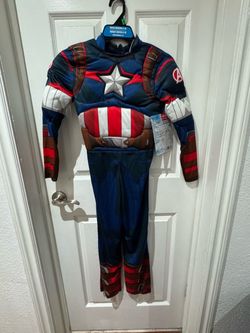 NEW Captain America Kids Costume Size 8-10