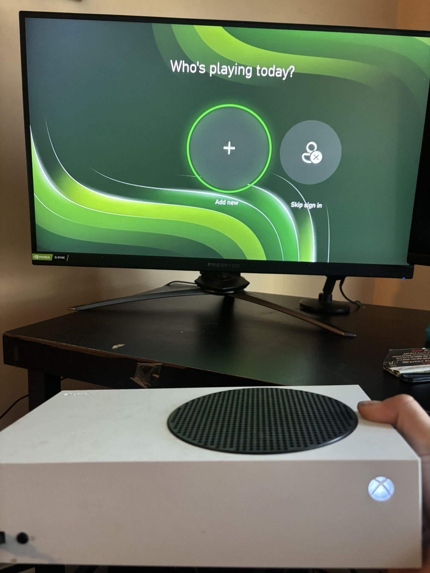 Xbox Series One S With Red Controller