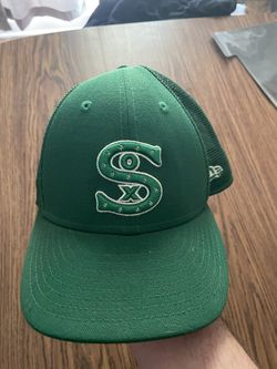 NEW ERA CHICAGO WHITE SOX GREEN FITTED MESH HAT