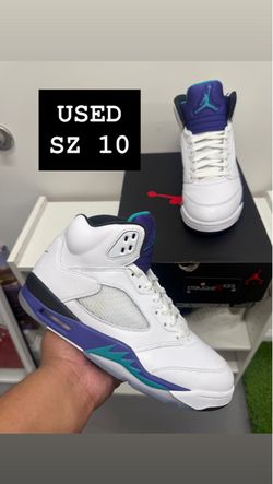USED Air Jordan 5 grape SZ 10