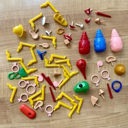 Vintage 1940s Cootie Bug / Potato Head Parts