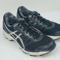 Coach Womens Size 7.5 M Kyrie Flats Strap Up Sneakers Casual Shoes Black Grey