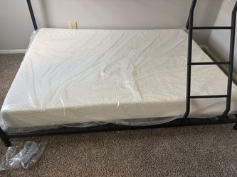 Memory foam twin size bed