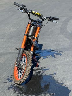 Electric Dirt Bike Pit Bike Orange