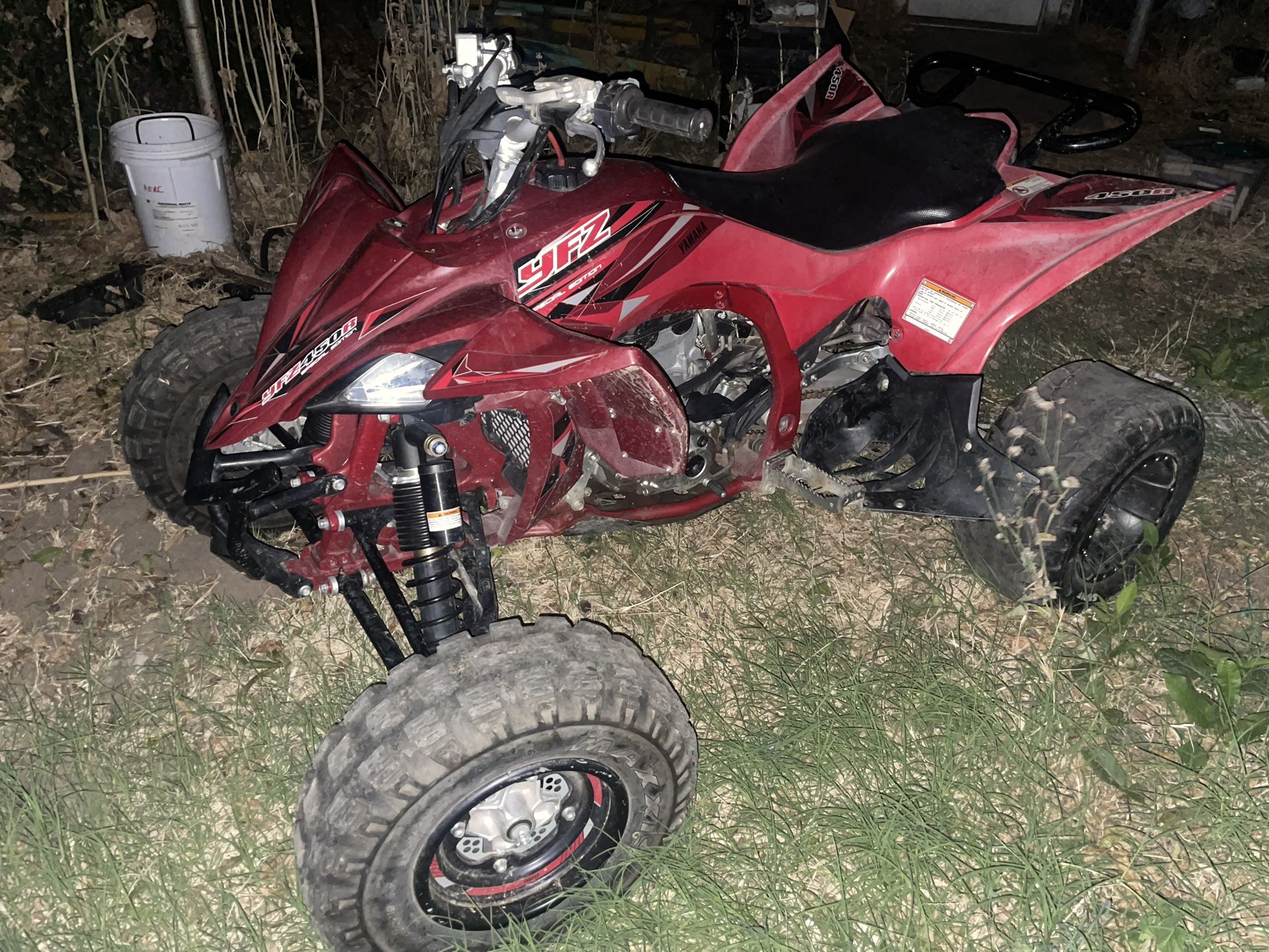 2019 Yfz450 RLimited Edition Blood Red