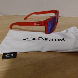 Authentic Red July 4th Oakley American flag Custom
