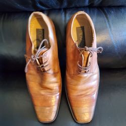Brown Leather Impulse Men Dress Shoes