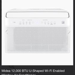 Used From July-to October Midea Window 12,000 Air Conditioner 