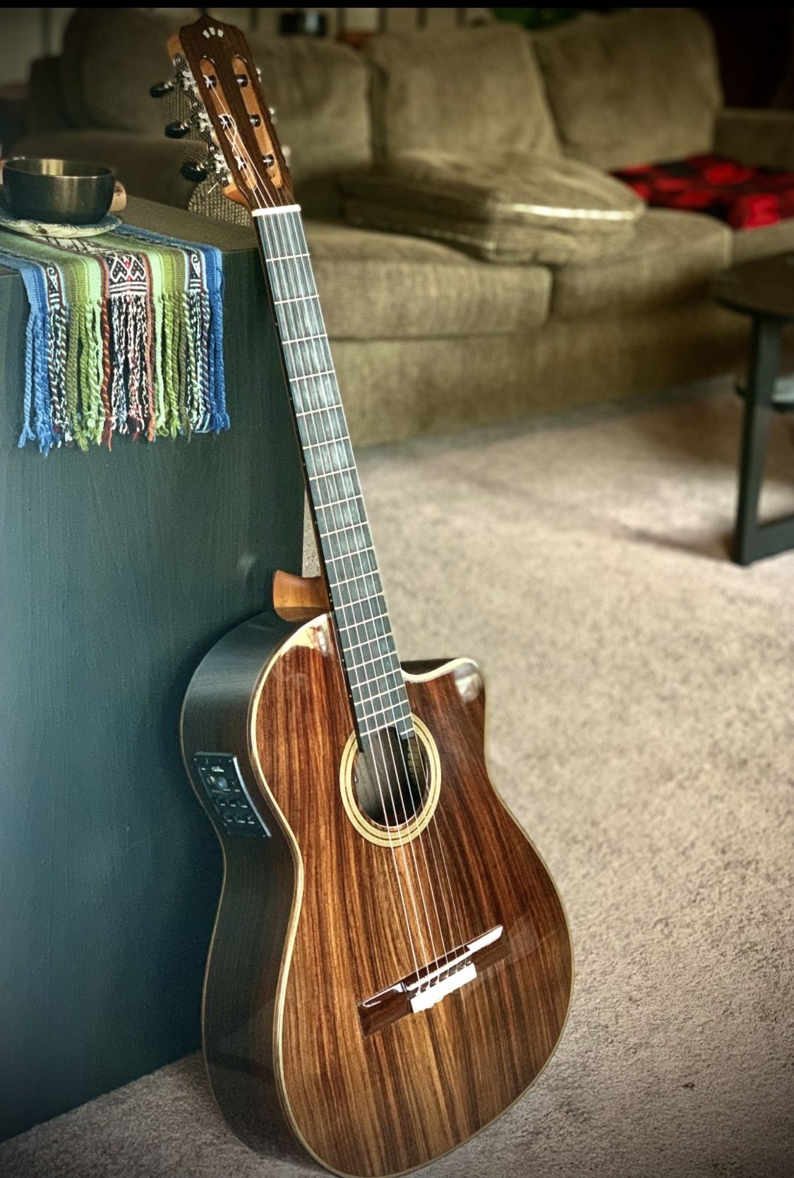 Cordoba Fusion 12 Rose II Acoustic-Electric Guitar, Rosewood Back, Spruce Top