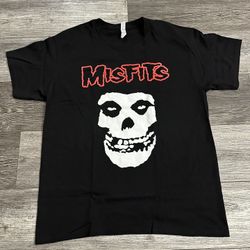 Men’s Misfits Shirt Large Red Logo