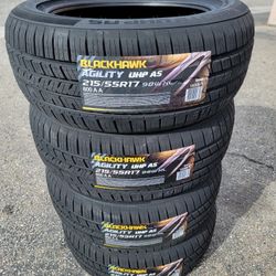 215 55 17 NEW TIRES CAMRY ALTIMA ACCORD ACURA LEXUS KIA MALIBU IMPALA 