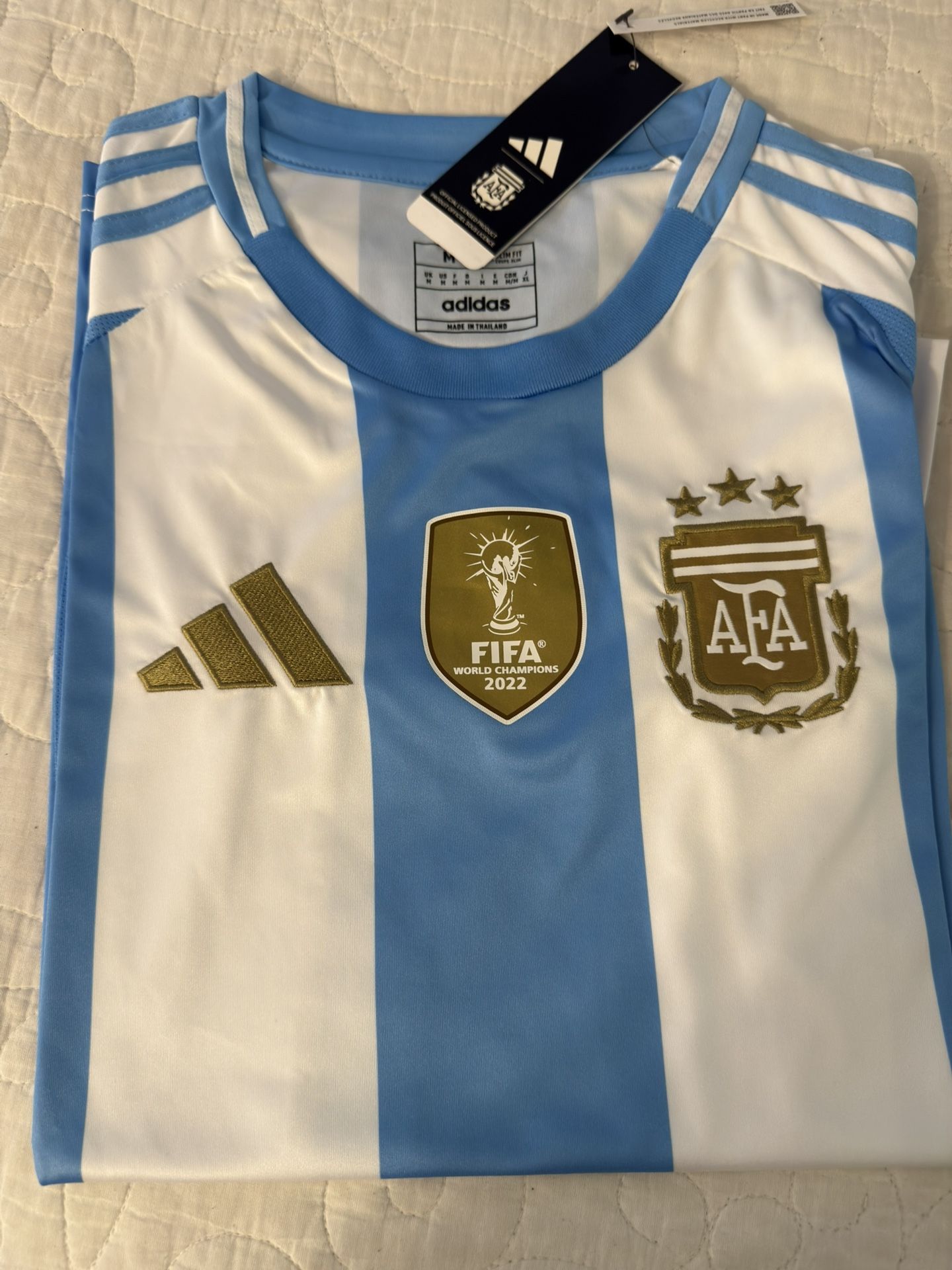 Argentina Home Jersy Size Mediana