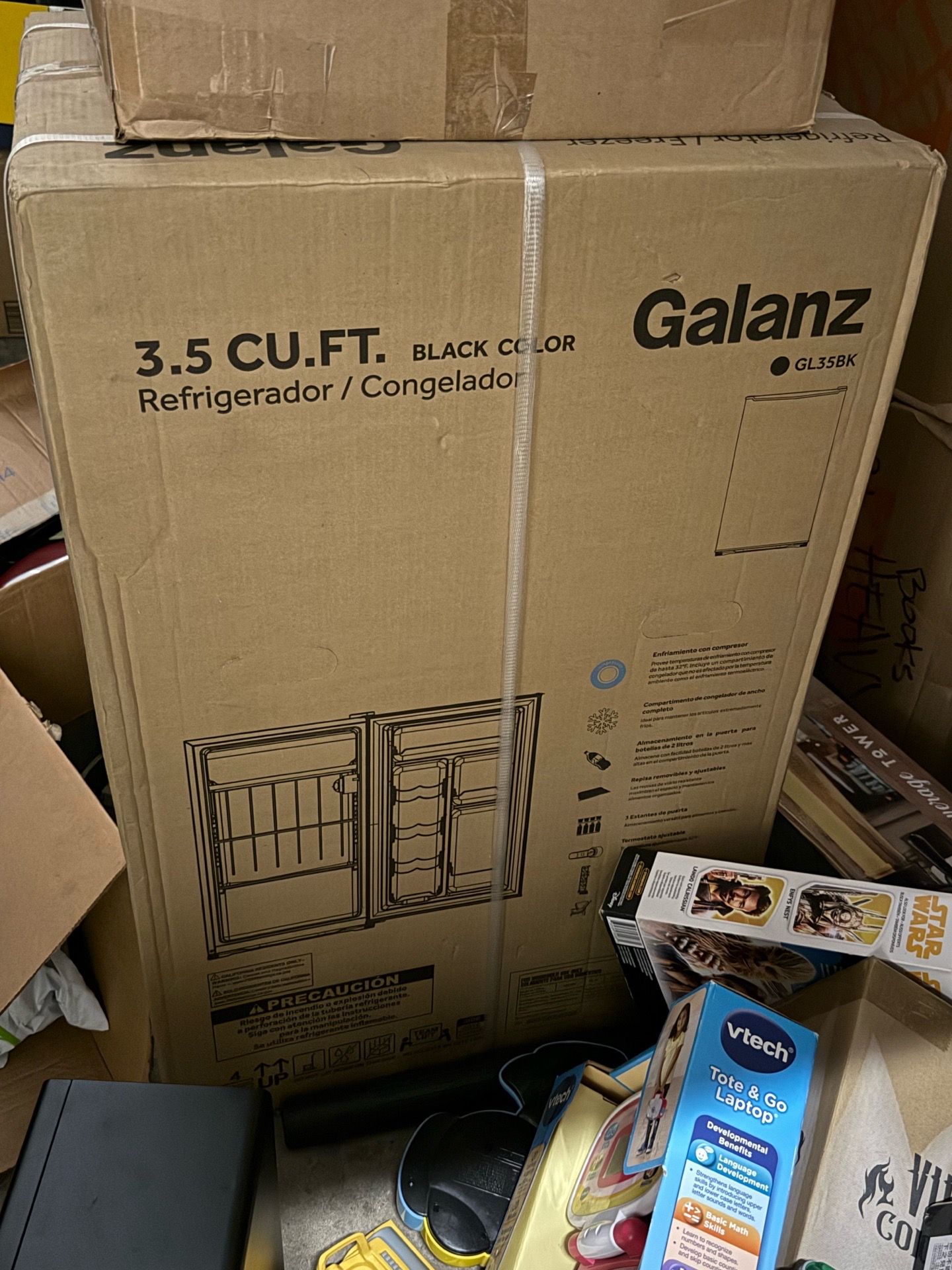 Brand new 3.5 cu ft GALANZ mini Refrigerator