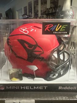 Patrick Peterson Signed Arizona Cardinals Riddell Rave Speed Mini Helmet Beckett
