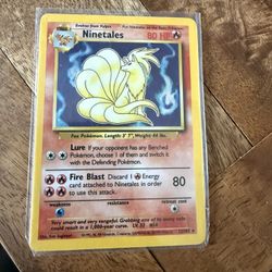 Pokémon Card Holo Ninetales