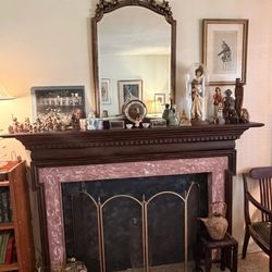 Fire place mantle