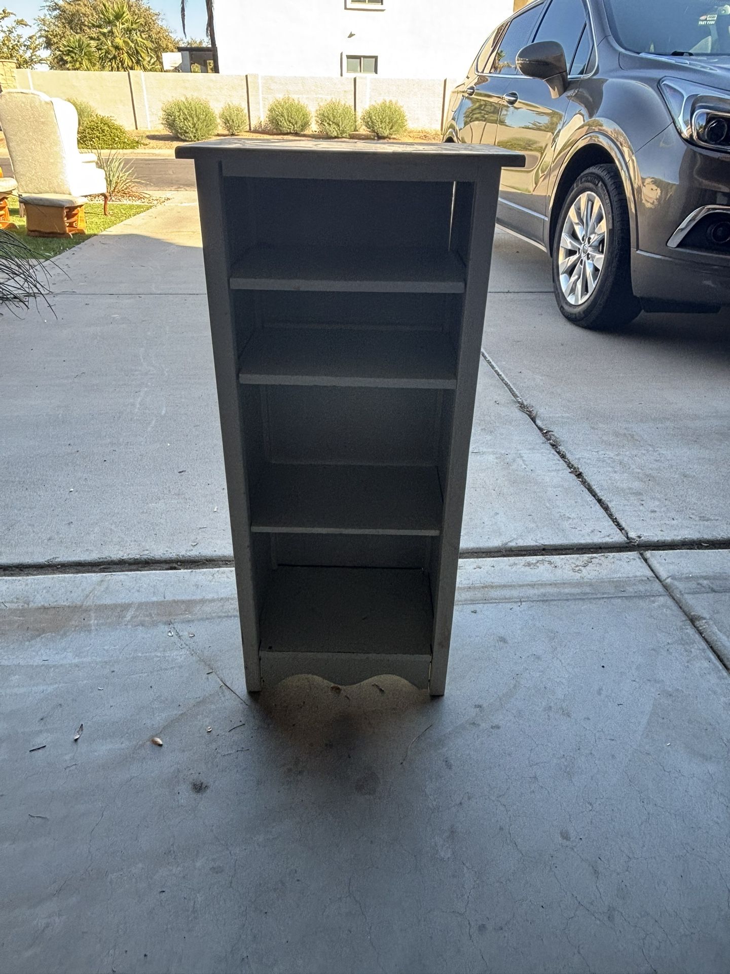 Small White Shelf / Open Cabinet 