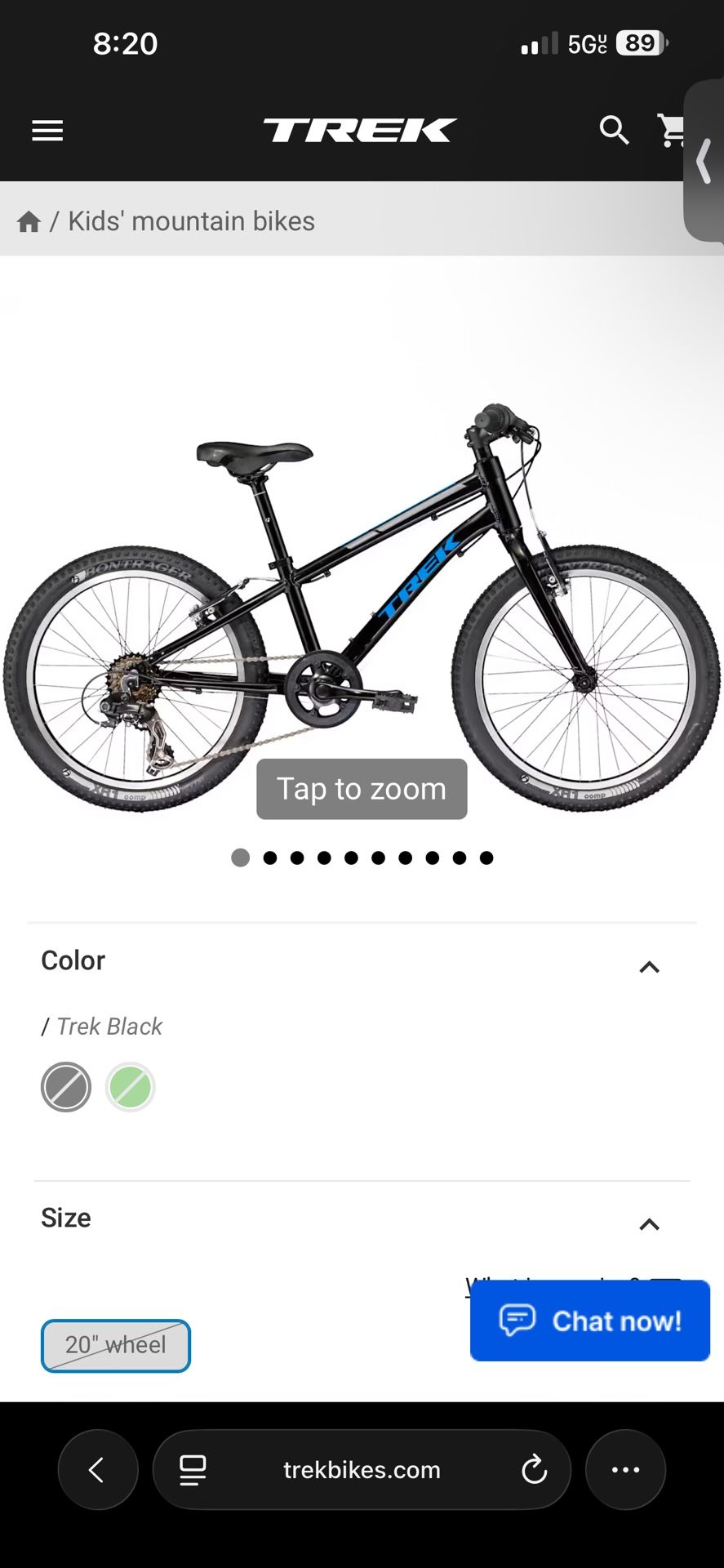Trek Superfly 20 kids mountain bike 
