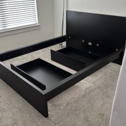 Queen Frame black / Marco De Cama Negro