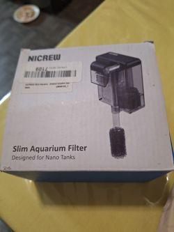 Aquarium filter. For small tanks. New