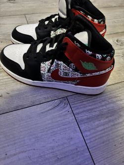 jordan 1 size 7 ugly sweater