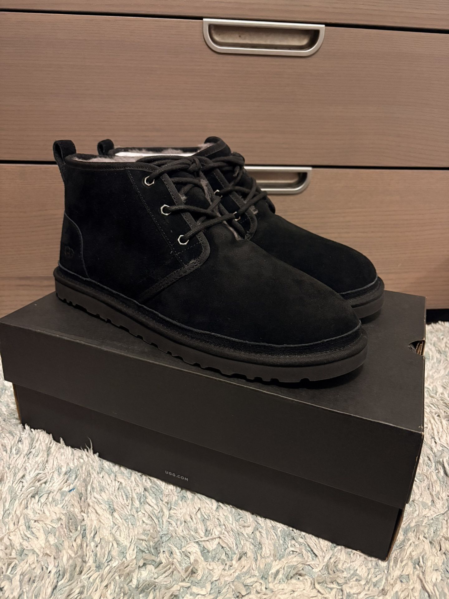 Black Uggs Nuemel Size 14