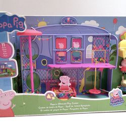 NEW Peppa Pig Peppa's Ultimate Play Center Playset 11 Pieces Age 3+ 