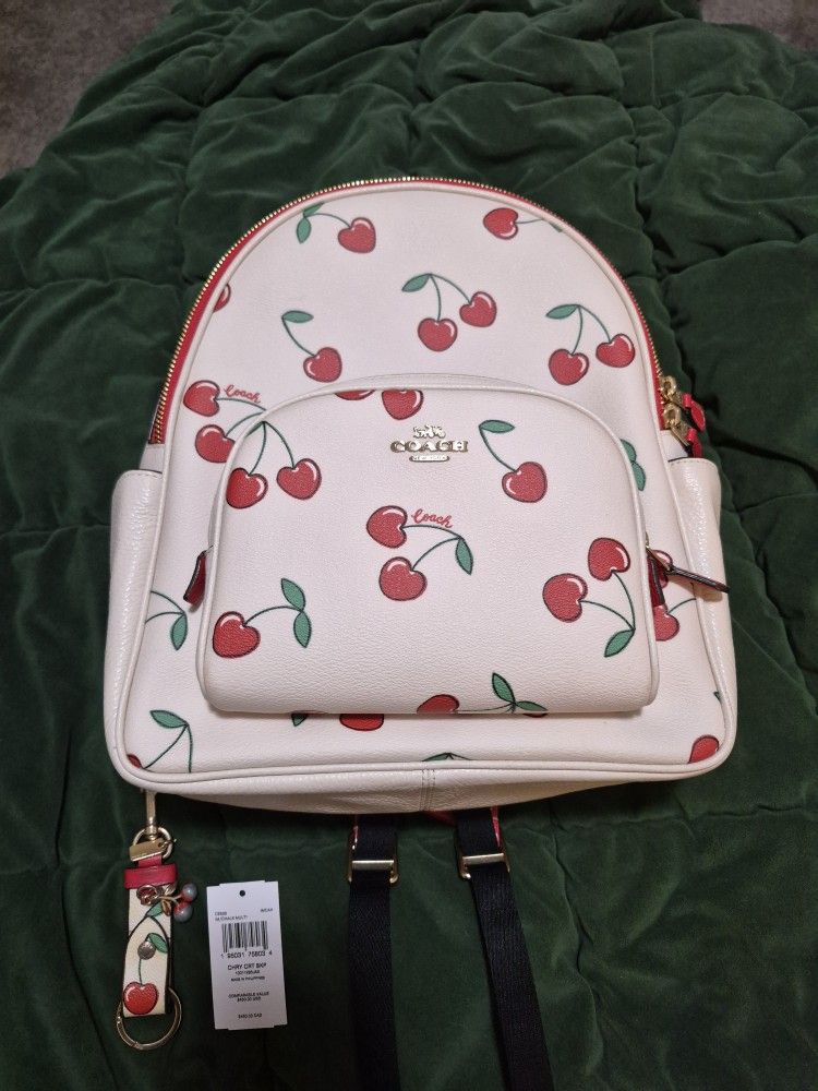 Coach Cherry Back Pack