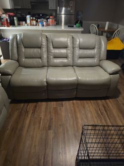 Leather couches