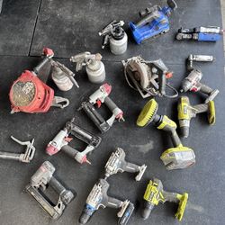 Power Tools, Sanders, Drills,  Nail Guns