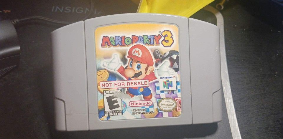 N64 Mario Party 3 Not For Resale Edition