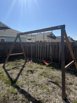 Wooden Swingset