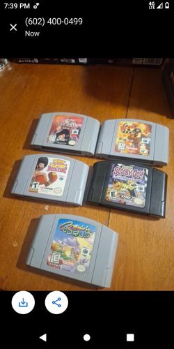 Nintendo 64 games all clean and tested all work authentic $20 each pick up in Glendale