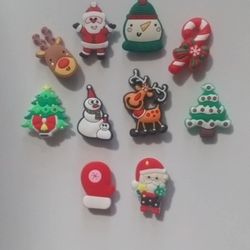 CHRISTMAS CROC CHARMS (1 LIGHT UP CHARM) 