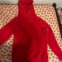 Red hoodie
