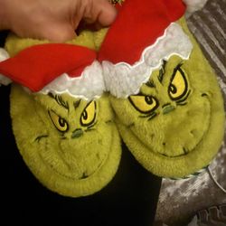Mens Grinch Slippers