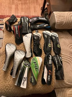 Golf club fairway head covers