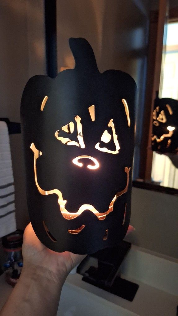 HALLOWEEN CANDLE HOLDER $5
