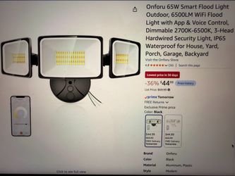 Brand new 65w smart flood light 6500lm