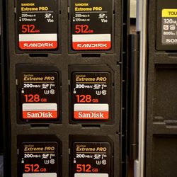 SanDisk SD cards (View desc For Prices)