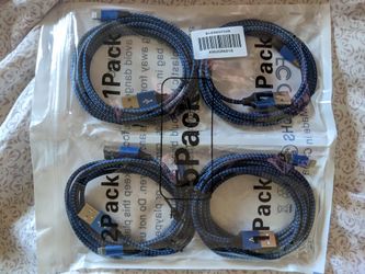 NEW iPhone chargers 5 Pack