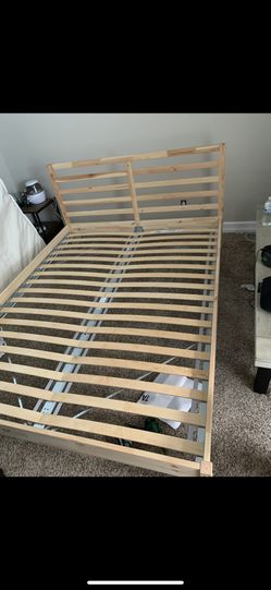 Ikea Queen Bed Frame with Slats