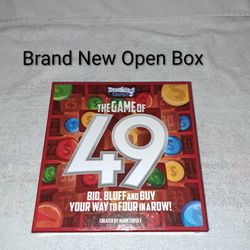Brand New Open Box The Game Of 49 Strategy Board Game (Contents Are Factory Sealed)