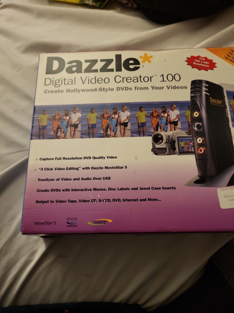 Dazzle digital video creator 100