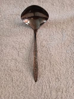 Vintage International Silver 1847 Rogers Bros Esperanto SilverPlated Gravy Ladle